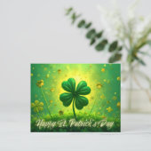 Groeten voor St. Patrick's Day Feestdagenkaart (Staand voorkant)