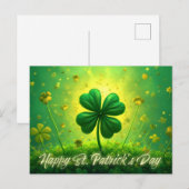 Groeten voor St. Patrick's Day Feestdagenkaart (Voorkant / Achterkant)