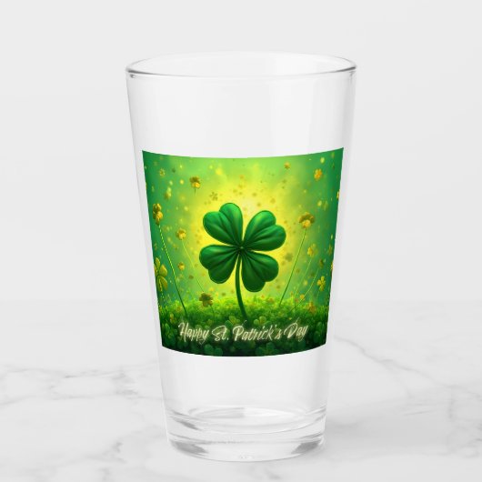 Groeten voor St. Patrick's Day Glas (Voorkant)