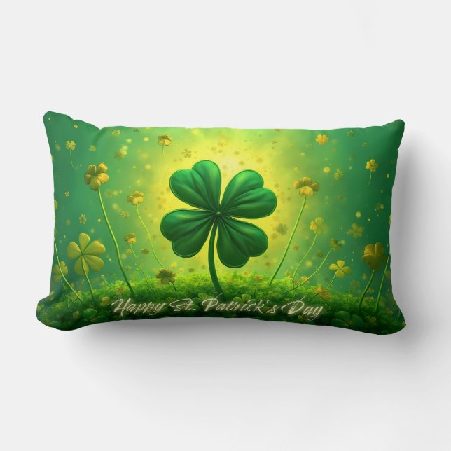 Groeten voor St. Patrick's Day Kussen (Voorkant)