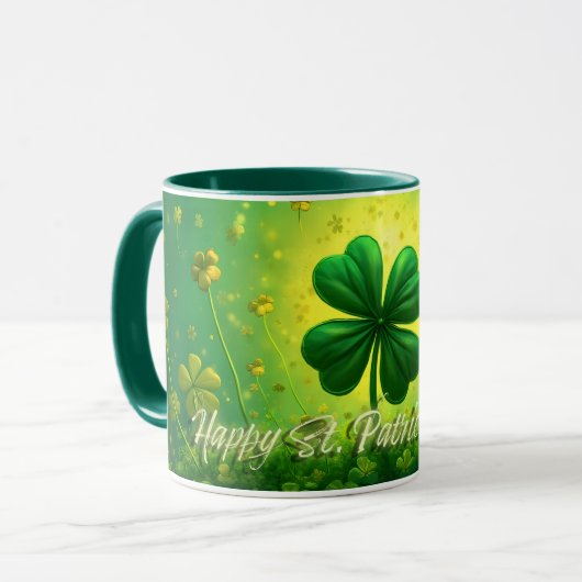 Groeten voor St. Patrick's Day Mok (Voorkant links)