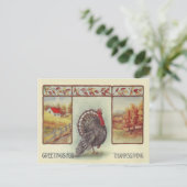 Groeten voor Thanksgiving Feestdagenkaart (Staand voorkant)