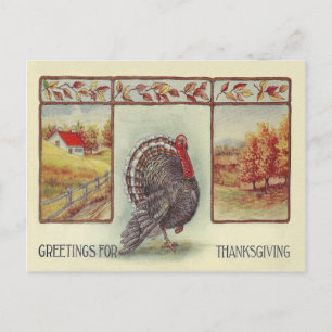 Groeten voor Thanksgiving Feestdagenkaart