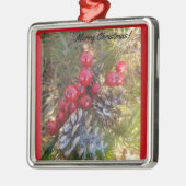 Groeten voor u Premium Square Ornament (Links)