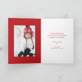 Groetende wensen voor de feestdagen Gelukkig Nieuw (Binnen)