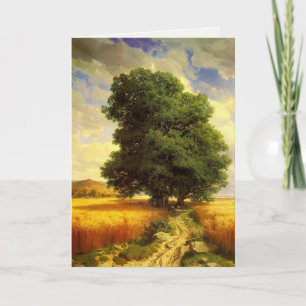 Groetenkaart met Alexandre Calame schilderij Kaart
