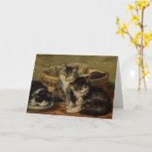 Groetenkaart met Henriette Ronner-Knip schilderij Kaart (Gele Bloem)