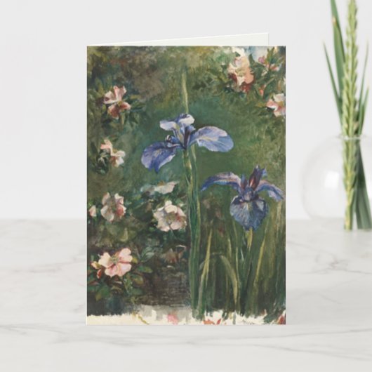 Groetenkaart met schilderij van John LaFarge Kaart (Voorkant)