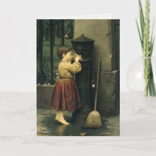 Groetenkaart met Seymour Joseph Guy schilderij Kaart