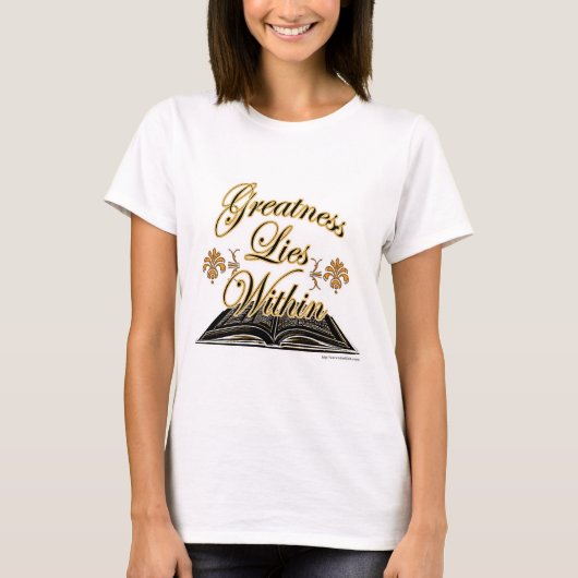 Groetheid in stijl 2 Slogan lezen T-shirt (Voorkant)