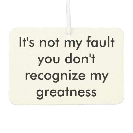 Groetheid Luchtverfrisser (Voorkant)