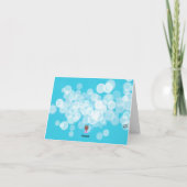 Groetjes Bokeh Wenskaart Bedankkaart (Achterkant)