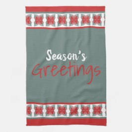 Groetjes Dishtowel voor vakantieseizoen met Blauwg Theedoek