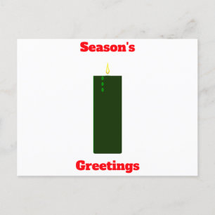 Groetjes Green Candle Briefkaart