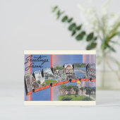 Groetjes uit het Alabama Briefkaart (Staand voorkant)