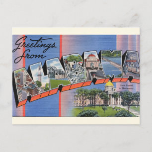Groetjes uit het Alabama Briefkaart
