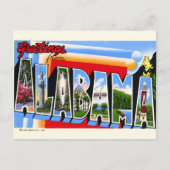 Groetjes uit het Alabama Briefkaart (Voorkant)