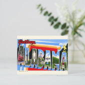 Groetjes uit het Alabama Briefkaart (Staand voorkant)