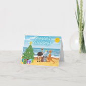 Groetjes uit het seizoen van Down Under Feestdagen Kaart (Voorkant)