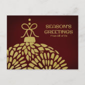 Groetjes uit het zakelijke seizoen van All of Us K Feestdagenkaart (Voorkant)