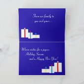 Groetjes van het seizoen Foto-Insert Feestdagen Kaart (Binnen)