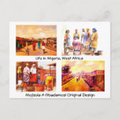 GROETTEN UIT AFRIKA BRIEFKAART (Voorkant)