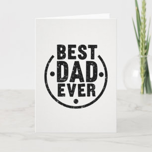 Groezelige Beste Papa Ooit Kaart