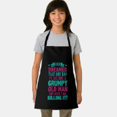 Grof ontwerp oud man schort (Insitu)