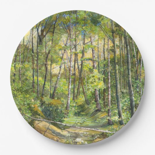 grof papieren bordje (Voorkant)