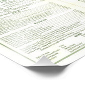 Groff's Menu Poster Kunst (Hoek)