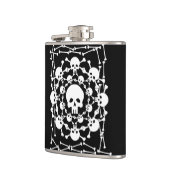 Grog Pirate Skulls Flask Heupfles (Links)