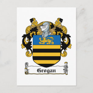 Grogan Family Crest Briefkaart