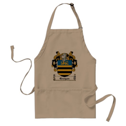 Grogan Family Crest Standaard Schort (Voorkant)