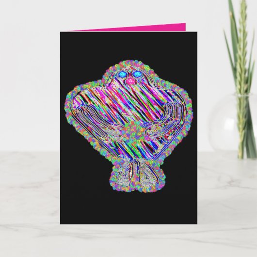 Grogger de Golem Feestdagen Kaart (Voorkant)