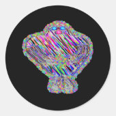 Grogger de Golem Ronde Sticker (Voorkant)