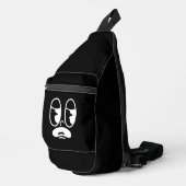 Groggy Glitch Face Sling Bag (Rechterhoek)