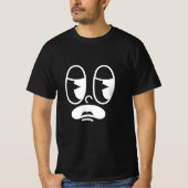 Groggy Glitch Face T-shirt (Voorkant)
