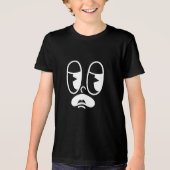 Groggy Glitch Face Tri-Blend Shirt (Voorkant)