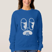 Groggy Glitch Face Trui (Voorkant)