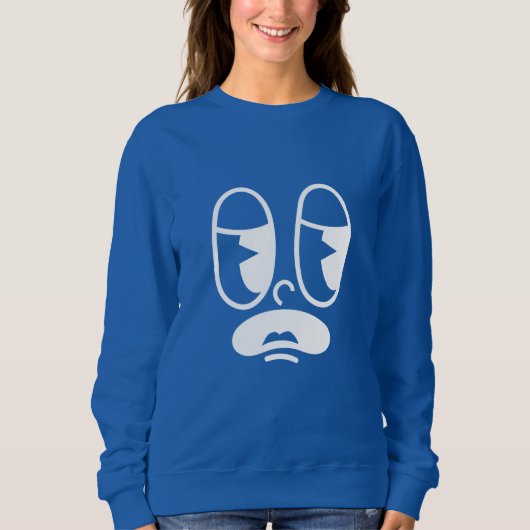 Groggy Glitch Face Trui (Voorkant)