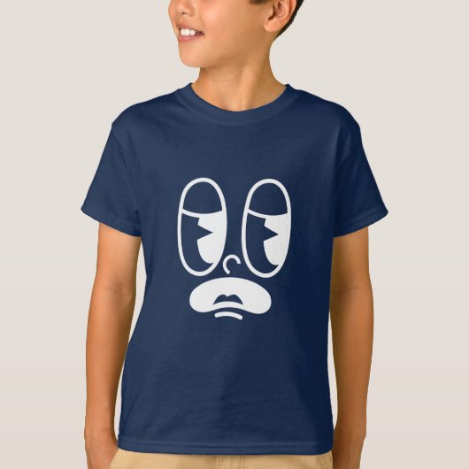 Groggy Glitch Gezicht T-shirt (Voorkant)
