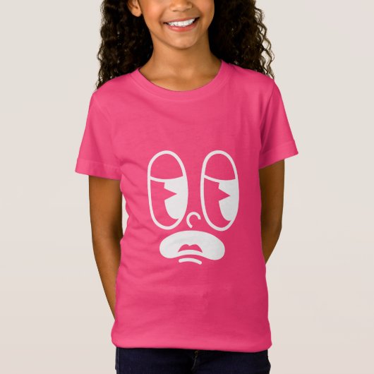 Groggy Glitch Gezicht T-shirt (Voorkant)
