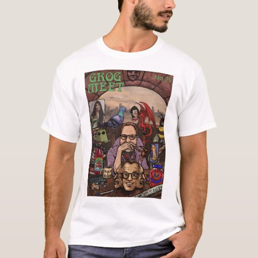 GROGMEET 25 - Rechter Blythy's Desk Classic T-shir T-shirt (Voorkant)