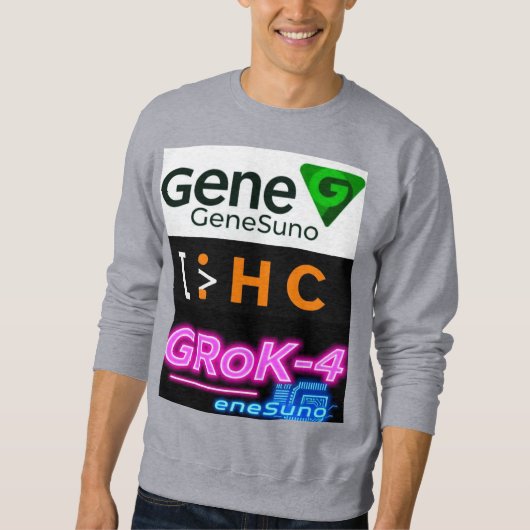 Grok4 Kunstmatige intelligentie Gene Suno T-Shirt (Voorkant)