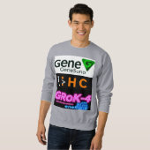 Grok4 Kunstmatige intelligentie Gene Suno T-Shirt (Voorkant volledig)