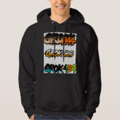 Grok4 perfect" hoodie design met T-shirts (Voorkant)