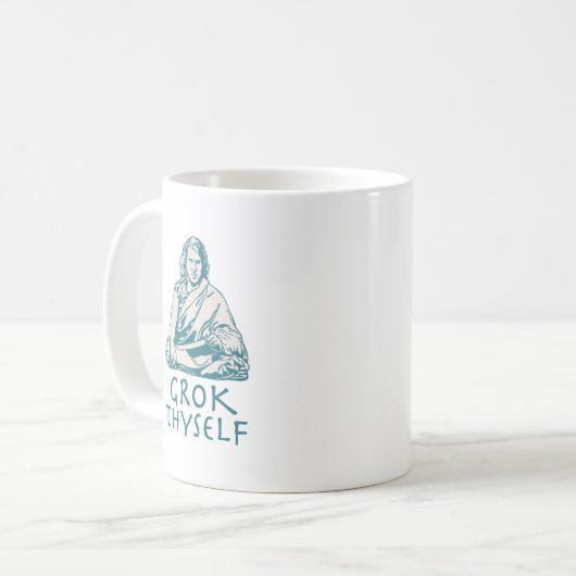 Grok jezelf koffiemok (Voorkant links)