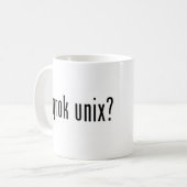 Grok unix? koffiemok (Voorkant links)