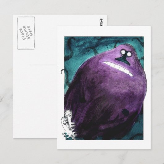 Groke-kaart Briefkaart (Voorkant / Achterkant)