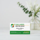 Grokerijwinkel Visitekaartje (Staand voorkant)